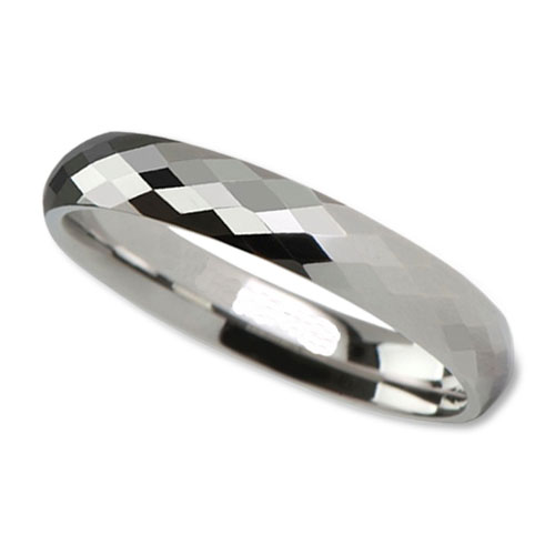 Diamond cut ring band deals